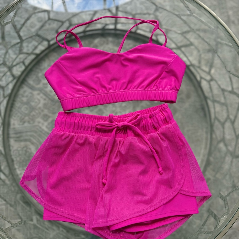 Purple Pixies Vibrant Raspberry Two-Piece Set